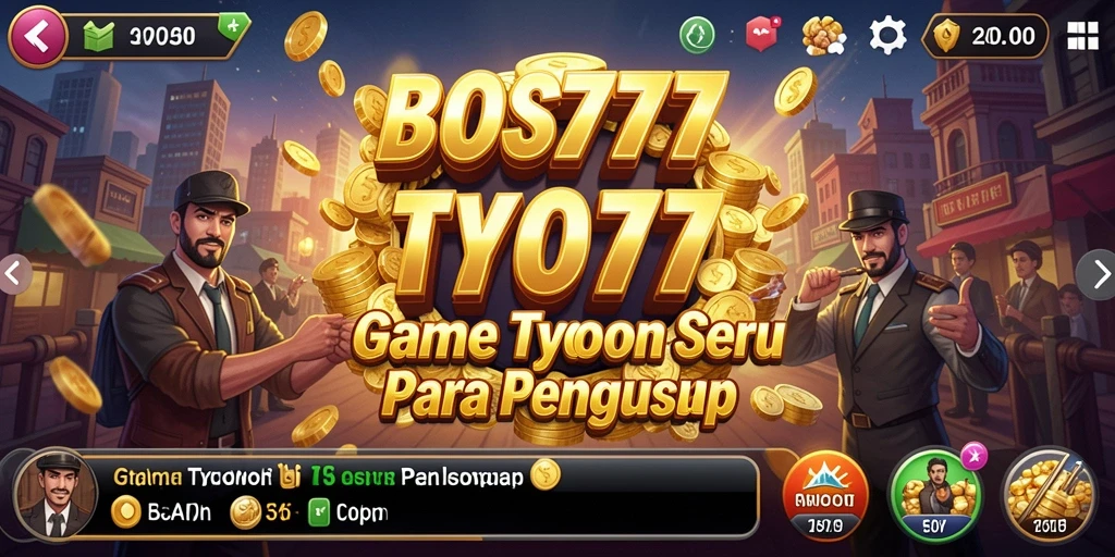 Tampilan gameplay BOS777 yang menarik dari pengalaman Tycoon.