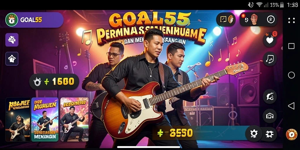 Tampilan gameplay GOAL55 yang menarik dan interaktif.