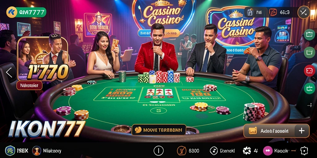 Tampak menegangkan dalam permainan Live Casino IKON777.