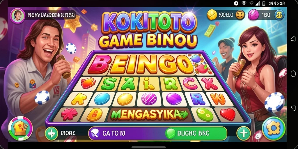 Tampilan gameplay seru KOKITOTO saat bermain Bingo.