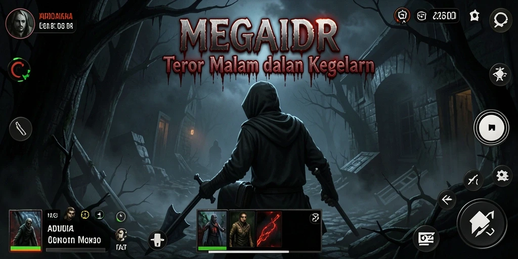 Gameplay MEGAIDR yang mencekam saat menghadapi makhluk menyeramkan.