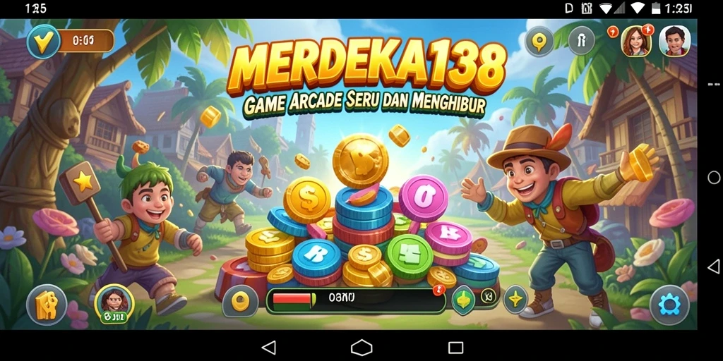 Tampilan gameplay seru dari MERDEKA138 dengan grafik menarik.