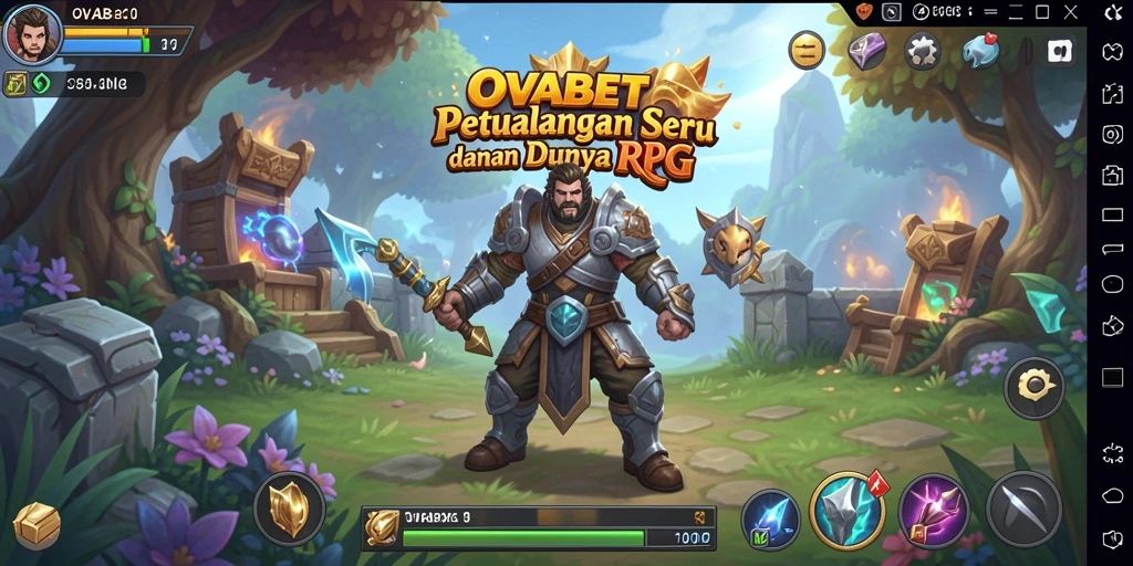 Screenshot OVABET menampilkan pertempuran epik dalam dunia RPG yang mendebarkan.
