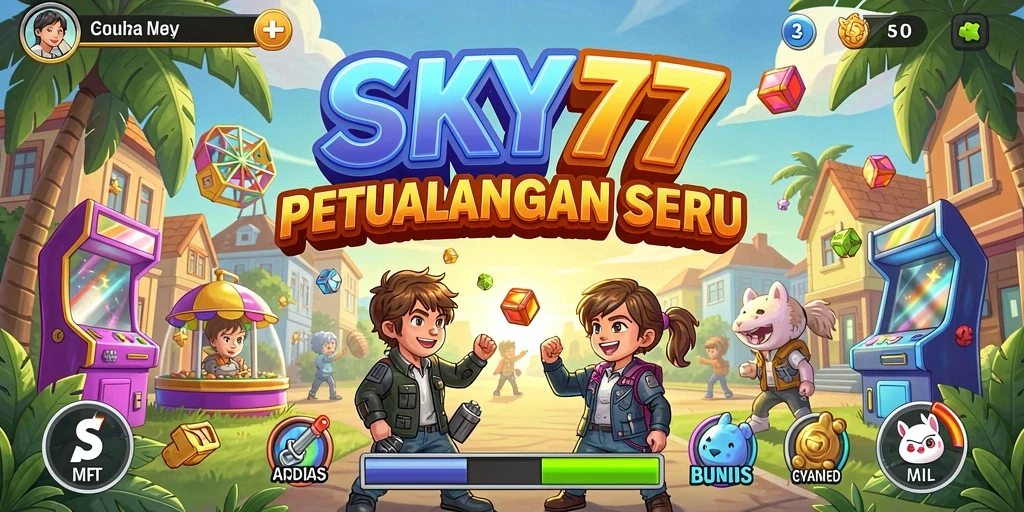 Tangkapan layar menampilkan aksi seru dalam permainan arcade.