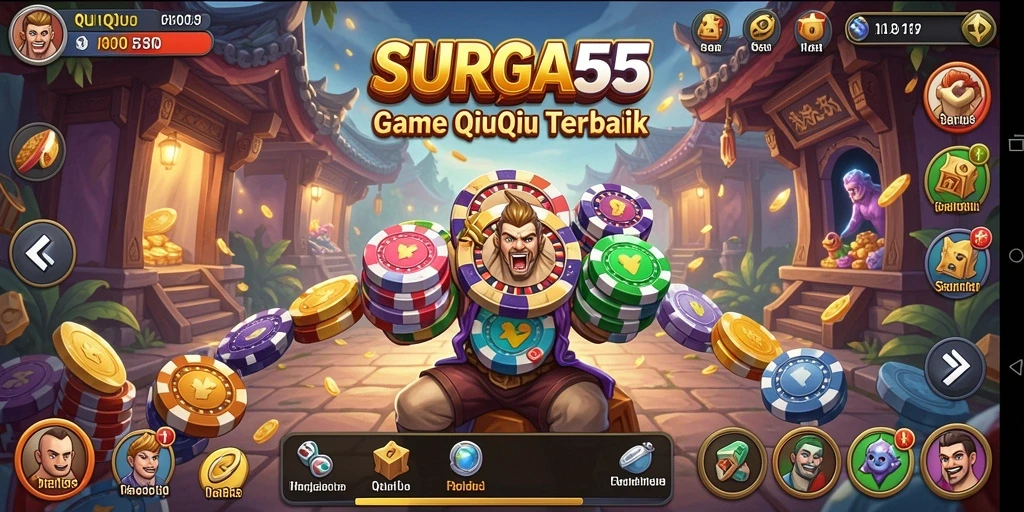 Tampilan gameplay SURGA55 yang mengasyikkan dan interaktif.